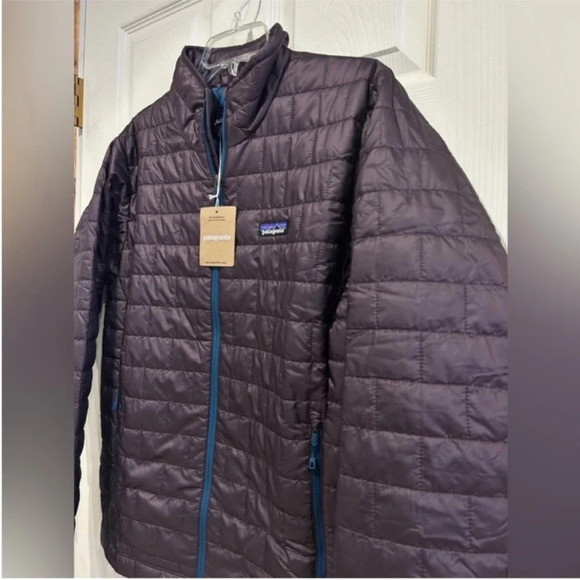Patagonia Men’s S Small Nano Puff Jacket Obsidian Plum Purple NWT Puffer - Picture 2 of 11